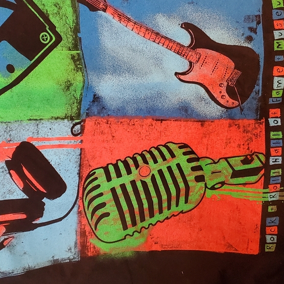 NWT ROCK and ROLL HALL OF FAME MEN'S T-SHIRT SIZE L BLACK - Picture 2 of 6